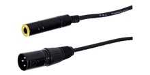 Cavo prolunga spina XLR/presa 6.3mm