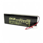 Batteria al piombo 6V 4Ah SKB 195x25x62mm, con cavo e connettore