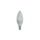 Lampadina LED oliva, opale, E14