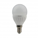Lampadina LED sfera opale E14 9Watt