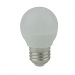 Lampadina LED sfera opale E27 9Watt