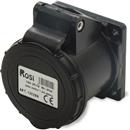 Presa da incasso 16A 2P+T 16A 230V dritta nera IP44