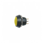 Mini pulsante stagno normalmente aperto, 2A 36V, colore giallo