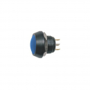 Pulsante antivandalo stagno n.a. 2A 36V, colore blu