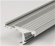 Profilo in alluminio 2 metri per illuminazione scale, colore grigio