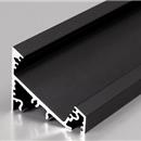 Profilo in alluminio nagolare 2metri colore nero