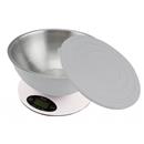 Bilancia da cucina, max. 5Kg, schermo LCD, acciaio inossidabile