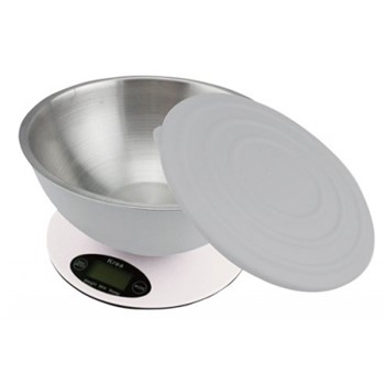 Bilancia da cucina, max. 5Kg, schermo LCD, acciaio inossidabile