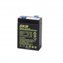 Batteria 6V 3.2Ah al piombo ricaricabile, faston 4.8, SKB