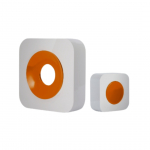 Campanello wireless portata 150metri colore arancio/bianco