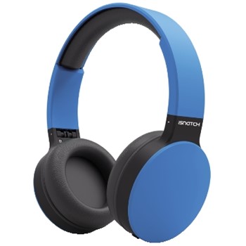 Cuffia Bluetooth con microfono, blu