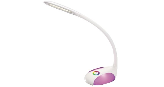 Lampada da tavolo Led dimmer touch e base RGB