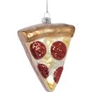 Decorazione fetta di pizza in vetro