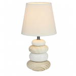 Lampada da tavolo 31cm con sassi