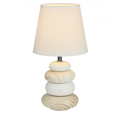 Lampada da tavolo 31cm con sassi