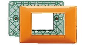 Placca PLANA VIMAR arancione