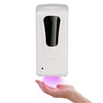 Dispenser automatico per liquido Gel con infrarossi e luce UV