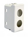 Cover prese coassiale MATIX bianco