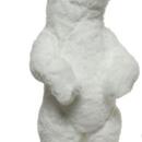 Pupazzo orso polare bianco