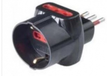 Adattatore Emilia tripla 10/16A 250V