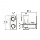 Connettore XT90 per batteria-femmina