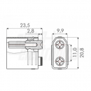 Connettore XT90 per batteria maschio