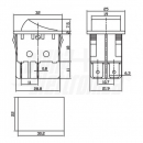 Interruttore-nero-2P-15A 250V ON/OFF 4term Faston