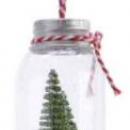 Decoro vasetto in vetro con albero assortiti