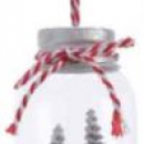 Decoro vasetto in vetro con albero assortiti