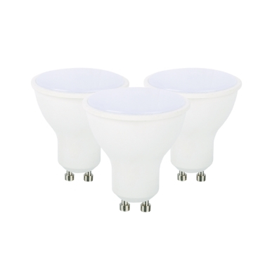 Kit 3 faretti Led GU10 7W 3000K