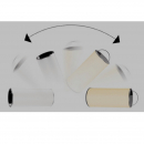 Lampada a Led reversibile, batteria ricaricabile