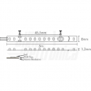 Striscia Led 176 Led/m 24Vdc-14,4Wm Bianco naturale