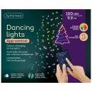 Catena luminosa 9.90metri 100led con APP per cambiare colore ed effetti