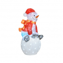 Pupazzo su palla di neve h 70,50cm
