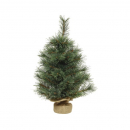 Mini albero con sacco di juta h 60cm