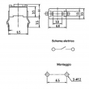 Microinterruttore 6X3,5X4,3mm per telecomando