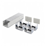 Profilo in alluminio argento con