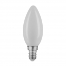 Lampadina led oliva E14 2700K 6W 230V filament opale