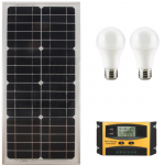 Kit fotovoltaico 27W-12V con