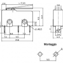 Microswitch Leva17mm on-on 3P saldare