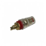 Boccola da pannello 30A d.4mm rossa per spine banana