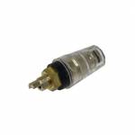 Boccola da pannello 30A d.4mm nera per spine banana