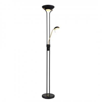 Piantana metallo nero opaco 1xLed