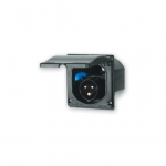 Spina nera Caravan 16A 2P+T IP44