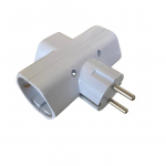 Adattatore triplo con schuko