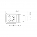 Presa coassiale 90 gradi 9.5mm