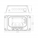 Regolatore di carica 12/24V 30A con USB PWM