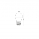 Lampadina E27 6W 3000K 210lumen
