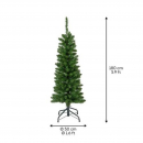 Albero di natale slim verde, 180cm diametro 50cm