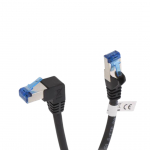 Cavetto Cat6A 0.25m spina 90gradi